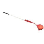 MTM EZ-Throw-MR red clay target thrower with long metal arm and black handle
