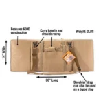 Lyman Tac-Mat Long Range Shooting Mat - Flat Dark Earth (FDE)