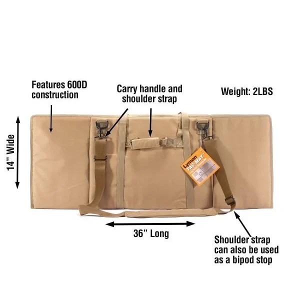 Lyman Tac-Mat Long Range Shooting Mat - Flat Dark Earth (FDE)