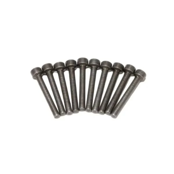 Lyman Decapping Pins, ten dark metal pins arranged in a fan