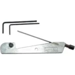 Lyman Priming Arm Universal silver tool with two black hex keys and metal rod