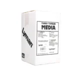 Lyman Turbo Case Cleaning Media, white rectangular box in front three-quarter view