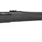 Mossberg Patriot rifle, black right-side profile with synthetic stock and bolt