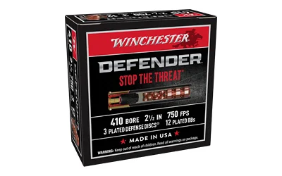 Winchester Ammunition WIN DEFENDER 410 2.5" 3/12 DISC 10