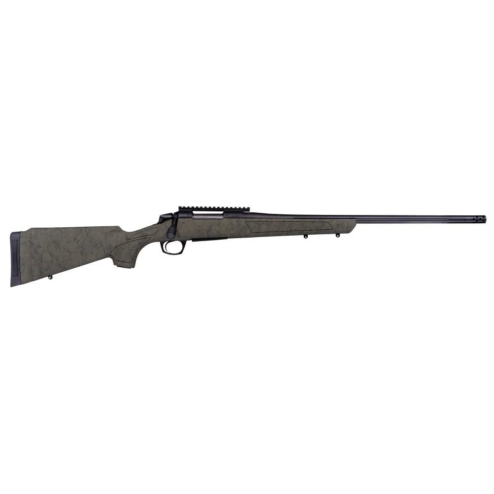 primary-2184 CVA Cascade XT Rifle 7PRC 3rd Magazine 24" 5/8x24 Threaded Barrel OD Green with Black Web