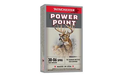 Winchester Ammunition Winchester Power Point Rifle Ammunition .30-06 Sprg 180 gr. PSP 2700 fps 20/ct