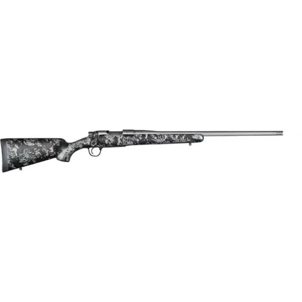 Christensen Arms Mesa FFT Rifle 7mm PRC 3rd Magazine 22" Barrel Tungsten Cerakote Carbon with Gray Accents