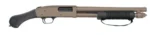 Mossberg MSBRG 590 SHOCKWAVE shotgun, left side in flat dark earth with black grip
