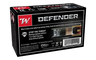 Winchester Ammunition WIN DEFENDER 12GA 2.75" 3-00/1OZ 10/