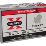Winchester Ammunition WIN SPRX TRKY, gray and red Super X Turkey shotshell box