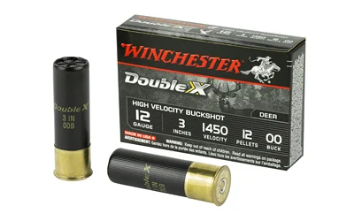 Winchester Ammunition WIN DBL X HV 12GA 3" 00BK 12P 5/250