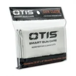 OTIS MICROFIBER GUN CLOTH 3PK, front view of black, white and clear retail package