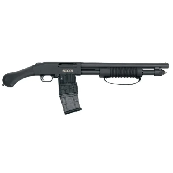 Mossberg & Sons Inc. Mossberg 590M Shockwave Mag-Fed Shotgun 12 ga 2.75" Chamber 10rd Magazine 15" Barrel Matte Blue