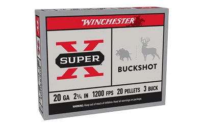 Winchester Ammunition WIN SUPERX 20GA 2.75 #3BK 20PL 5/250