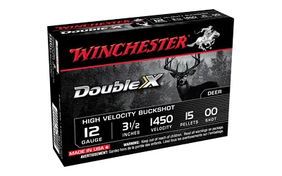 Winchester Ammunition WIN DBLX 12GA 3.5" 00BK 15PLT 5/250