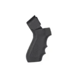 Mossberg Shotgun Stock Pistol Grip Kit, black textured pistol grip in angled side view