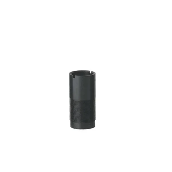 Mossberg Accu Choke Full Choke Tube, black cylindrical tube in angled side view