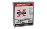 Winchester Ammunition WIN SPRX, white and red Super X rifled slug box in front view