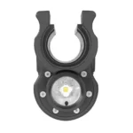 NIGHTSTICK LIGHT/LASER MSBRG 500/590, black front view with circular LED and mounting cradle