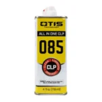 OTIS O85 CLP yellow and silver rectangular can, front view with white dispensing cap