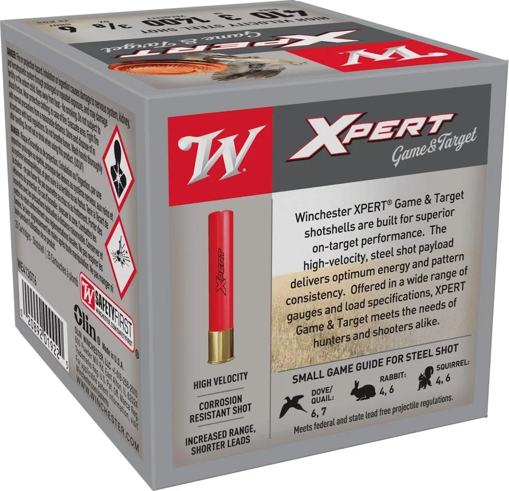 primary-22203 Winchester Ammunition Winchester Xpert Steel Shotshells .410 ga 3" 3/8 oz 1400 fps #6 25/ct