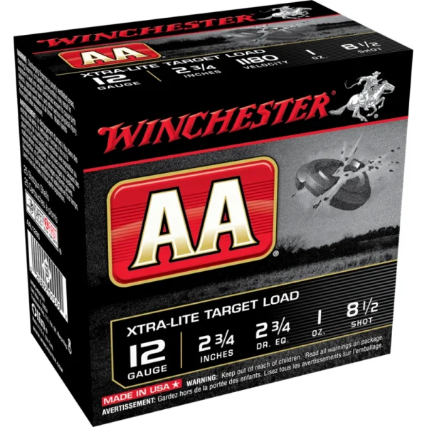 Winchester Ammunition Winchester AA Target 12 ga 2 3/4" 1 oz #8.5 1150 fps - 25/ct
