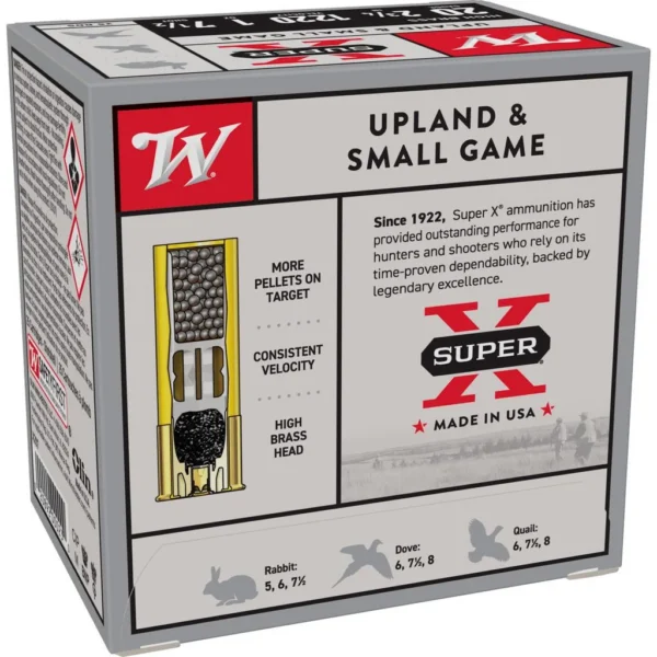 Winchester Ammunition Winchester Super-X High-Brass Shotshells 20 ga 2-3/4" 1 oz 1220 fps #7.5 25/ct