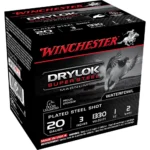 Winchester Ammunition Winchester Super-X Drylok Super Steel Shotshells 20 ga 3" 1 oz 1330 fps #2 25/ct