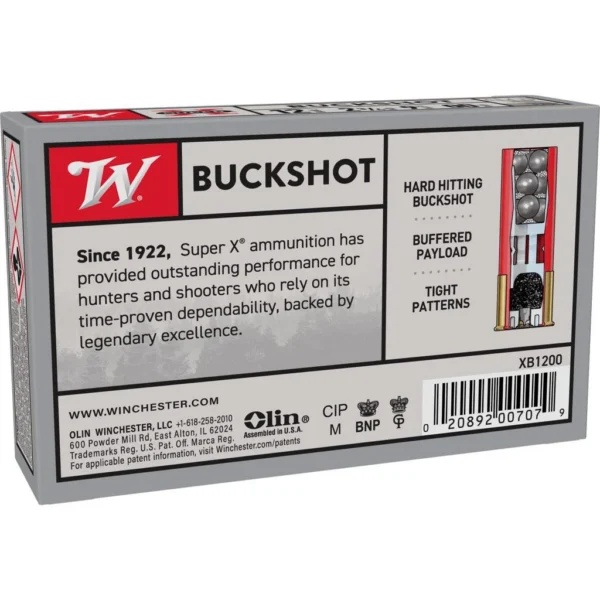 Winchester Ammunition WIN SUPERX 12GA 2.75 00BK 9PEL 5/250