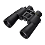 Nikon Action Zoom binoculars black front three-quarter view with large lenses and focus wheel
