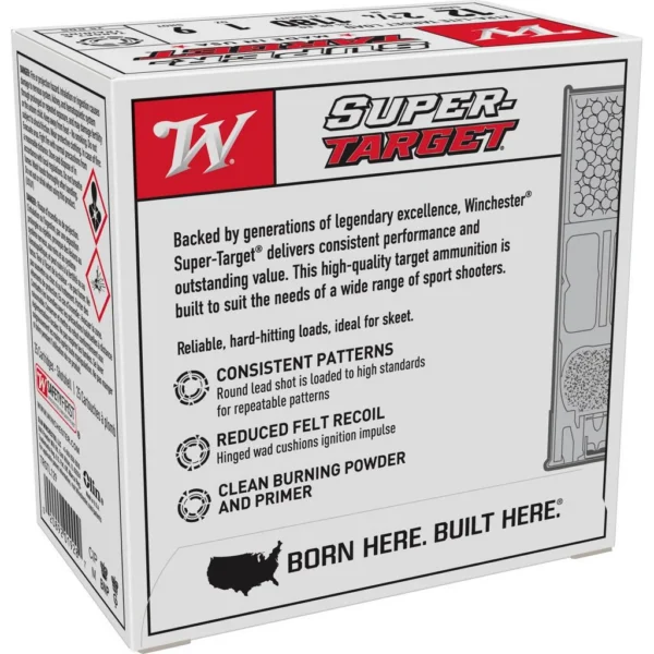 Winchester Ammunition Winchester SuperTarget Shotshells 12 ga 2-3/4" 1 oz 1180 fps #9 25/ct