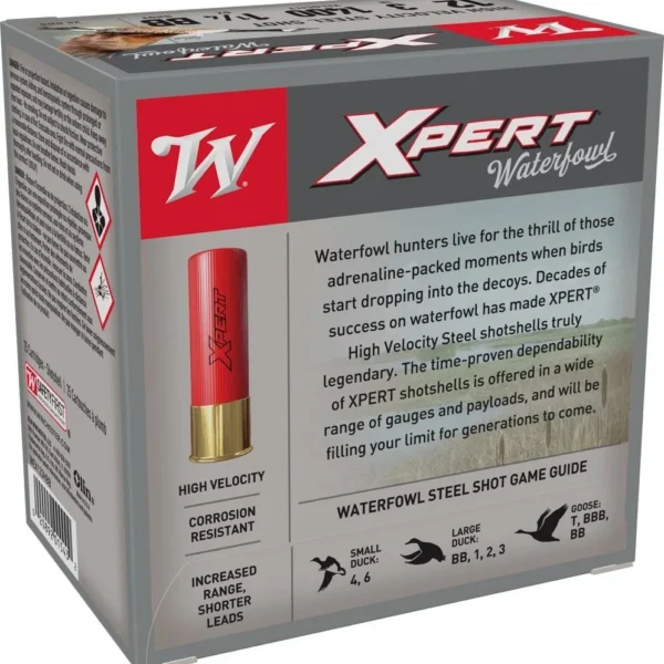 Winchester Ammunition Winchester Xpert High-Velocity Steel Shotshells 12 ga 3" 1-1/4 oz #BB 1400 fps 25/ct