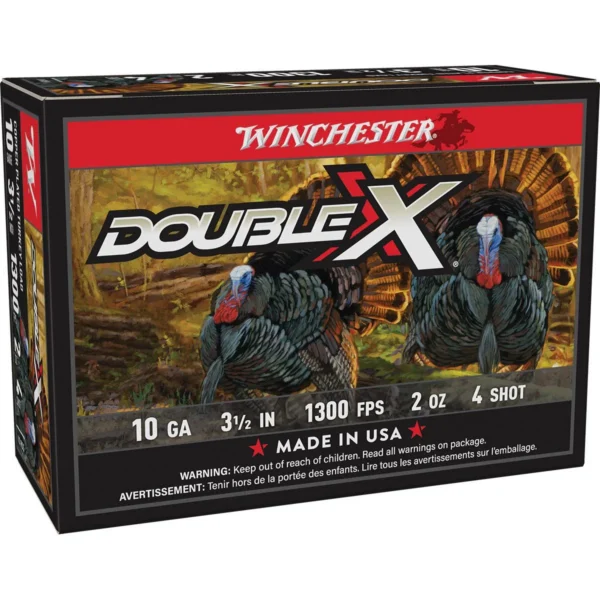 Winchester Ammunition Winchester Double X Turkey Load 10 ga 3-1/2" MAX 2 oz #4 1300 fps 10/ct