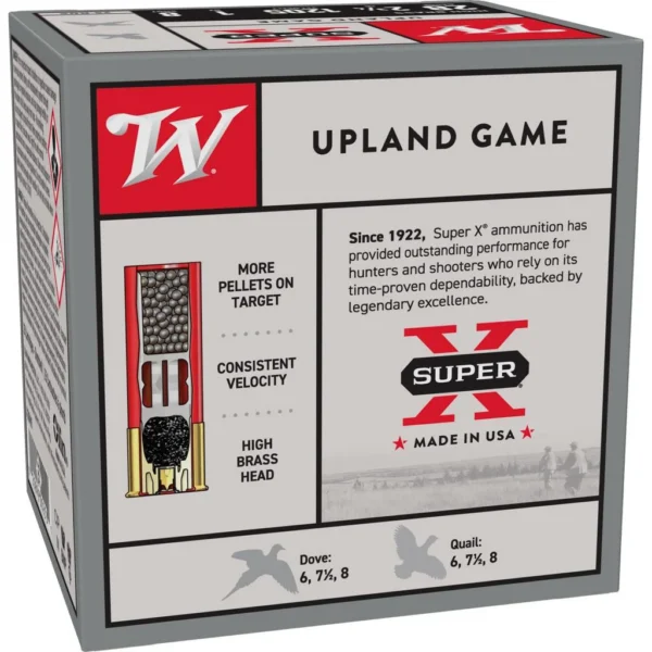 Winchester Ammunition Winchester Super-X Game Shotshells 28 ga 2-3/4" 1 oz 1205 fps #8 25/ct