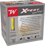 Winchester Ammunition WIN XPERT TRGT grey and red ammunition box, front and side view