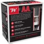Winchester AA International Target Shotshells black and red box, front and side view