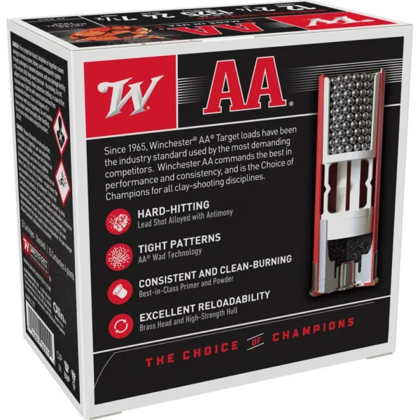 Winchester Ammunition Winchester AA International Target Shotshells 12ga 2-3/4" 7/8oz 1325 fps #7.5 25/ct