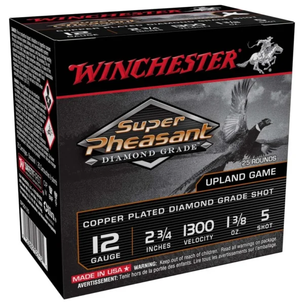 Winchester Ammunition Winchester Super Pheasant Diamond Grade Shotshells 12 ga 2-3/4" 1-3/8 oz 1300 fps #5 25/ct