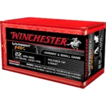 Winchester Ammunition Winchester Varmint High Velocity Rimfire Ammunition .22 WMR 30 gr. V-Max 2250 fps 50/ct