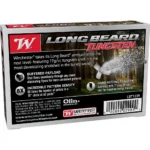 Winchester Ammunition WIN LONG BEARD TS17 ammunition box, rear panel with branding and turkey graphic