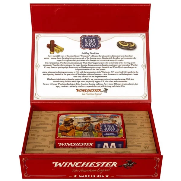 Winchester Ammunition Winchester USA 250th Anniversary Shotshells 12ga 2-3/4" 1-1/8oz 980fps #8 10/ct