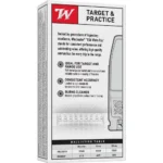 Winchester USA Handgun Ammunition, rear angled view of white Target & Practice box