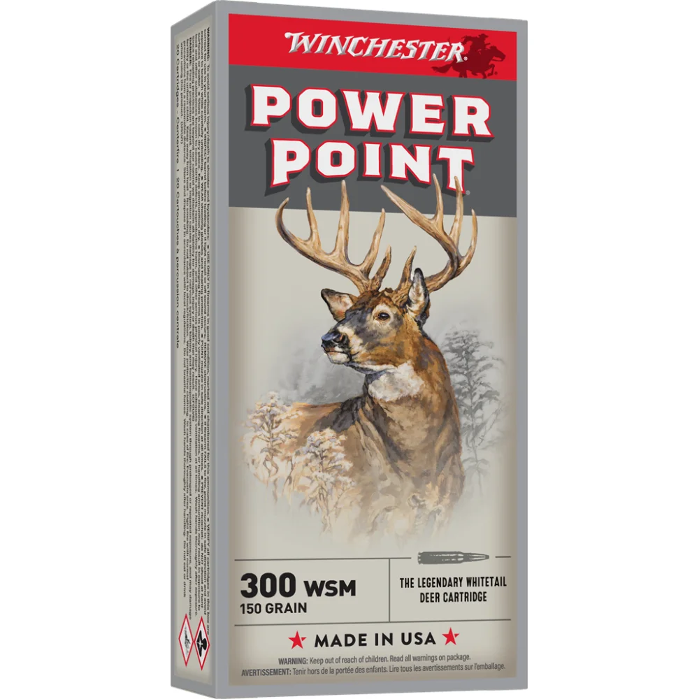 primary-22412 Winchester Ammunition Winchester Super-X Power Point Rifle Ammunition .300 WSM 150 gr. PSP 3270 fps 20/ct