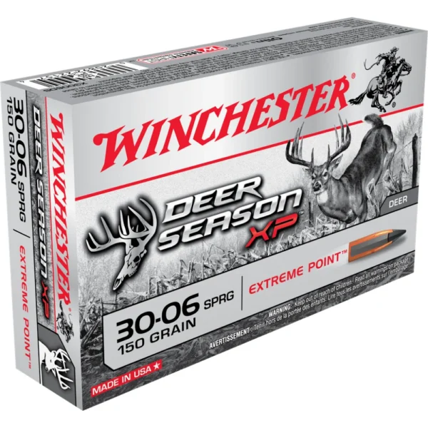 Winchester Ammunition Winchester Deer Season XP Rifle Ammunition 30-06 150 gr. PT 2920 fps 20/ct