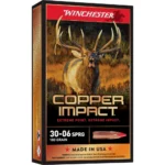 Winchester Ammunition Winchester Copper Impact Rifle Ammunition 30-06 SPRG 180 gr. BT 2725 fps 20/ct