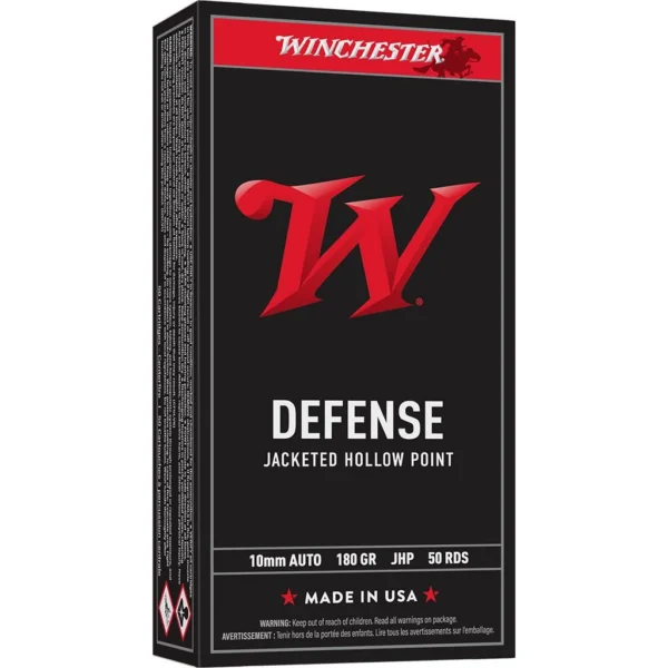 Winchester Ammunition Winchester USA Handgun Ammunition 10mm Auto 180gr JHP 1235 fps 50/ct