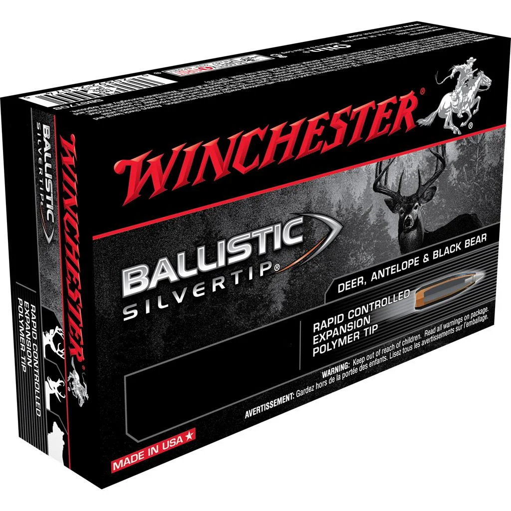 primary-22504 Winchester Ammunition Winchester Ballistic Silvertip Rifle Ammunition 6.5 PRC 140 gr. PT 3020 fps 20/ct