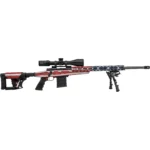 Legacy Sports International Howa M1500 Flag APC Chassis Rifle 6.5 Creedmoor 10rd Magazines(3) 24" Threaded Barrel 2 Grips