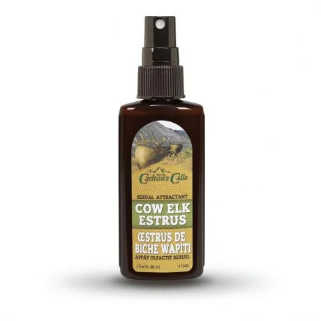 Hunters Specialties Inc. Carlton's Calls Cow Elk Estrus Urine 2 oz Spray Bottle