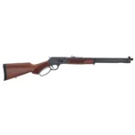 Henry H12 Provider, side view with brown wood stock and forearm, black barrel and lever action